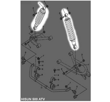 Load image into Gallery viewer, hisun atv parts