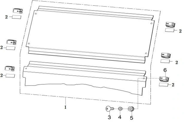 HiSUN Windshield for Sector E1 - P303001861150000
