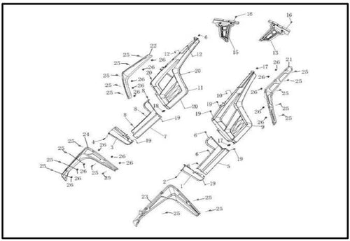 hisun parts strike 550