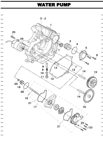 hisun engine parts