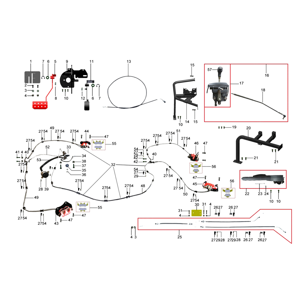 ODES - Gear Shifting Linkage / Tie Rod - 10111120020