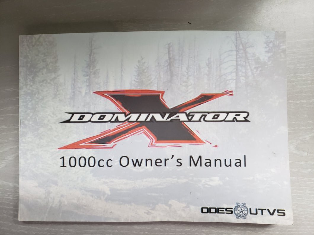 ODES-Dominator X 1000cc Owner Manual-15114050080